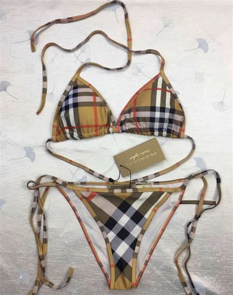 burberry dupe bikini|burberry bikini high waisted.